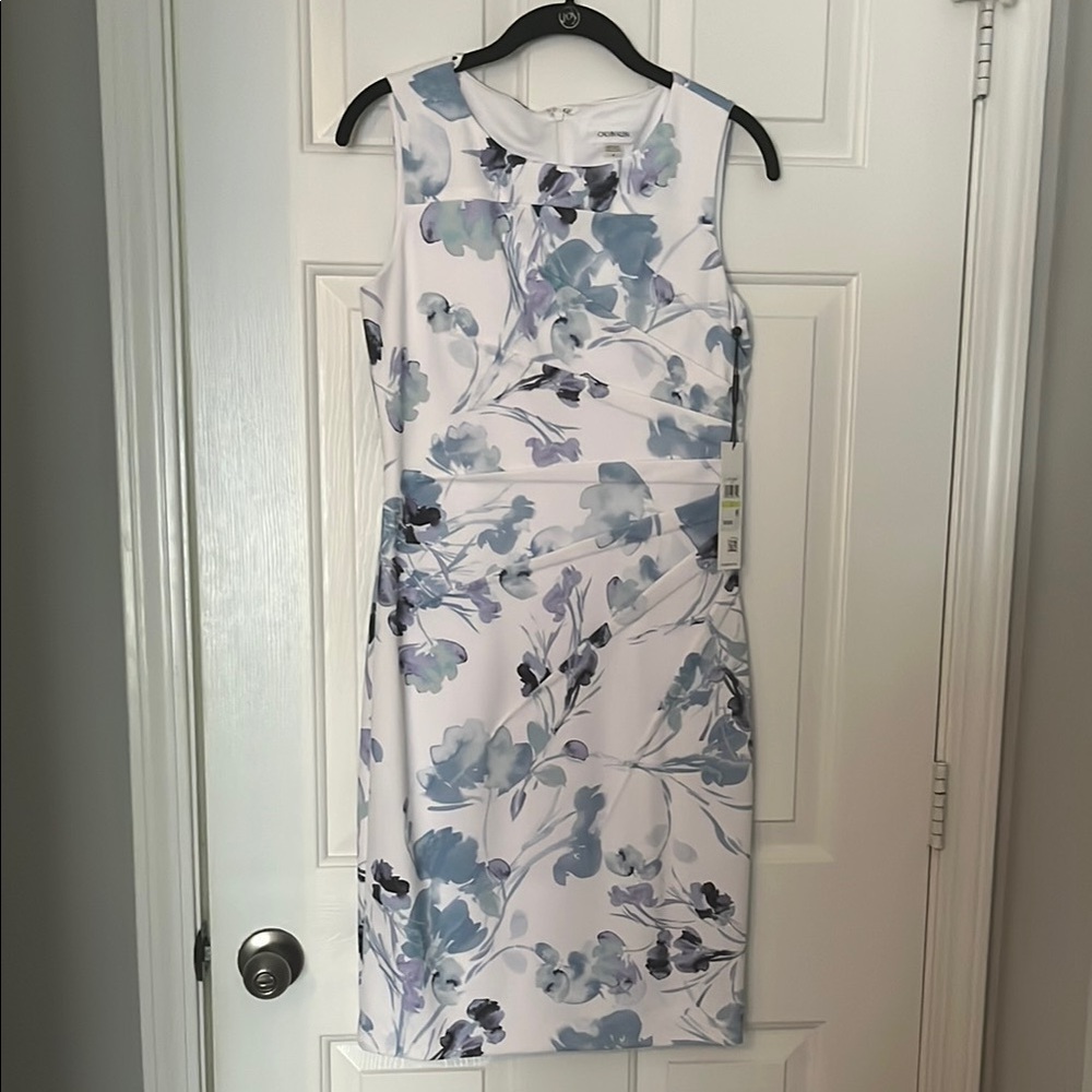 Calvin Klein Floral Sheath Dress